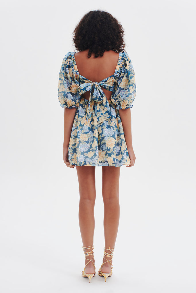 Skye Floral Puff Sleeve Dress