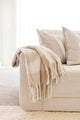 Alpine Taupe Check 150x130cm Throw