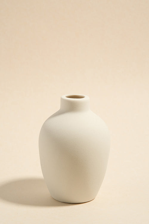 white vase