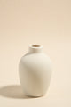 White Textured Ceramic Small 11cm Flower Pot