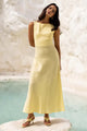 A Walk To Remember Sunlit Yellow Sleeveless Maxi Dress