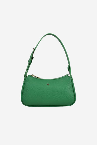 Gabi Green Vegan Leather Gold Hardware Shoulder Bag ACC Bags - All, incl Phone Bags Peta + Jain   