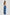 Sailor Ashley Blue Front Pocket Wide Long Denim Jean
