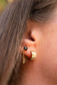 Solid Cuff Gold EOL Earrings