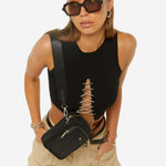 Didi Black Nylon Pocket Silver Hardware Crossbody Bag ACC Bags - All, incl Phone Bags Peta + Jain   