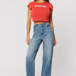 94 Selena Blue Wide Jean