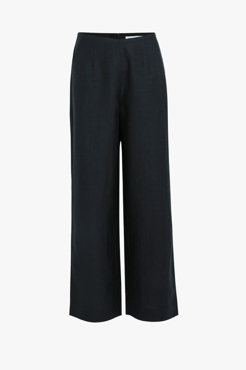 black linen pants