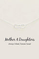 Mother + Daughter Sterling Silver Triple Circles Necklace