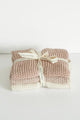 Textured Lavette Set of 3 Petal Wash Cloths