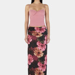 Alba Winter Hibiscus Maxi Skirt