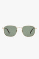 Neptune Deux Gold Round Metal Sunglasses