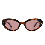Tootsie Tort Smokey Lens Round Cat Eye Sunglasses
