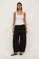 Lola Black Oversized Barrel Pant