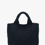 Reeva Black Woven Mini Bag