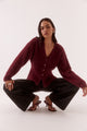 Arcade Vino Red Fluffy Cardi