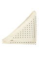 Raya Vintage White Black Dot Scarf