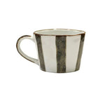 striped ceramic mug