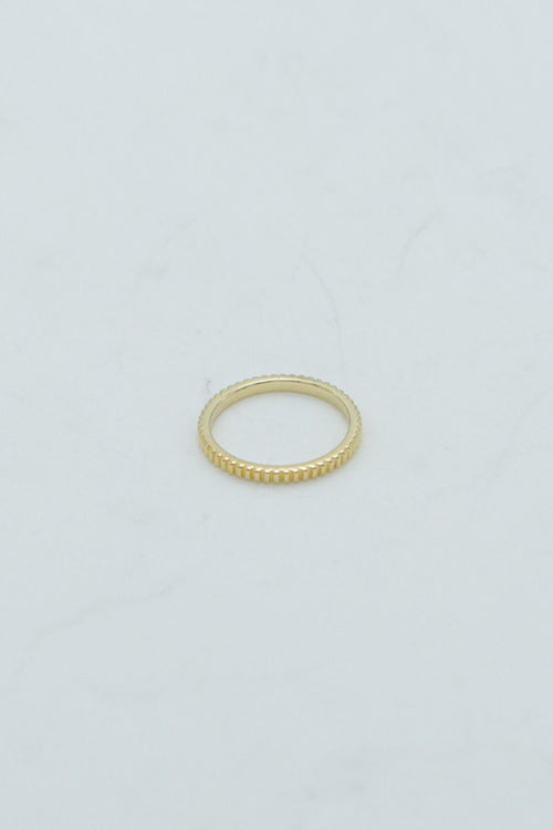 Lines Gold Medium Ring EOL ACC Jewellery Sophie   