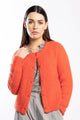 Cozy Fire Red Alpaca Blend Cardi