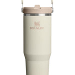 IceFlow Cream Flip Straw Top Handle 30oz 2.0 Tumbler