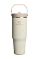 IceFlow Cream Flip Straw Top Handle 30oz 2.0 Tumbler