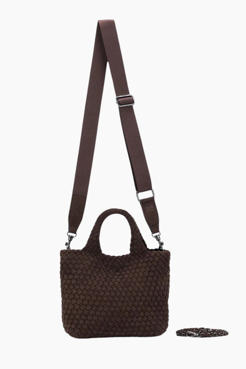 brown handbag