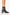 Black ankle boot on a white background