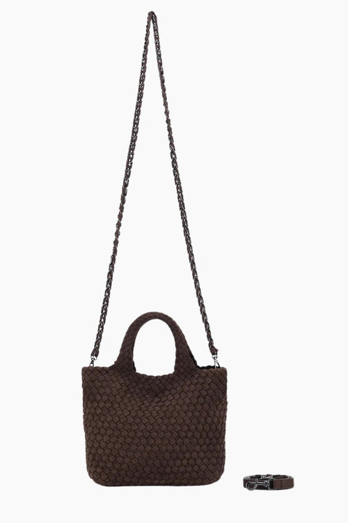 brown handbag