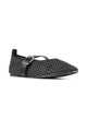 Fenn Black Woven Ballet Flat
