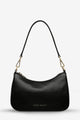 Look Both Ways Black Gold Hardware Crossbody Bag