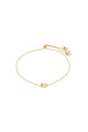 Ajani Flower Gold Adjustable Bracelet