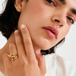 Jennings Gold Droplet Ring