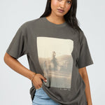 Yellowstone Charcoal Digital Print Relaxed Tee