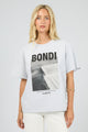 Bondi Snow Marle Graphic Print Box Tee
