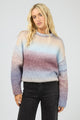 Fray Lilac Multi Gradient Wool Blend Knit