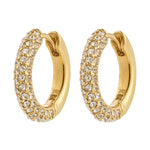 Tatum Recycled Gold Crystal Earrings