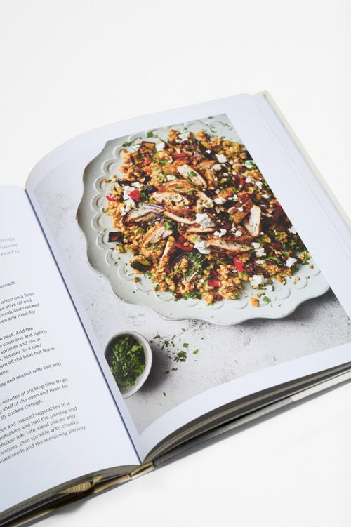 Page with image of food from cookbook ' Miss Polly's Kitchen' by Polly Markus