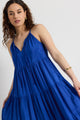 Affair Royal Blue Strappy Tiered Maxi Dress