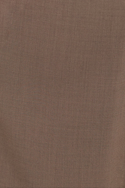 Close up of brown material.