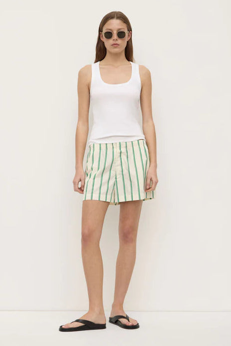 Woman wearing Agnes Stripe Short