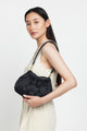 Alexis Shoulder Bag Black Pleat