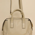 Amalfi Stone Leather Double Handle Shoulder Bag