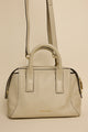 Amalfi Stone Leather Double Handle Shoulder Bag