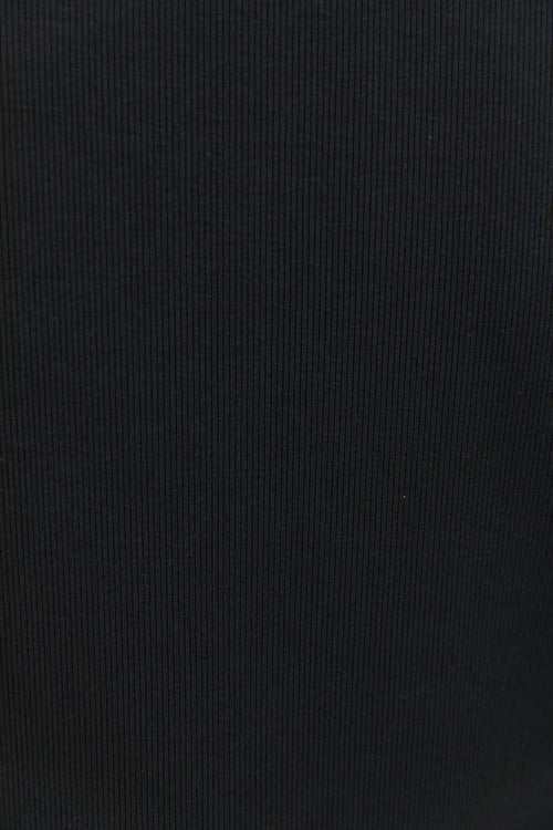 Close up of black fabric.