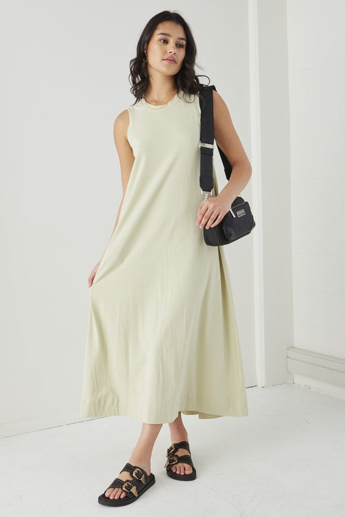 Base Sage Knit Swing Dress WW Dress Among the Brave   