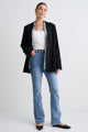 Bestie Black Crepe Relaxed Fit Blazer