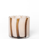 Billie Mustard Rose 8cm Glass Candle