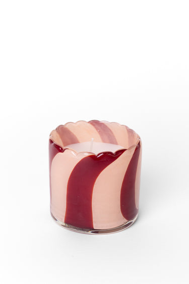 Billie Rose Red 8cm Glass Candle