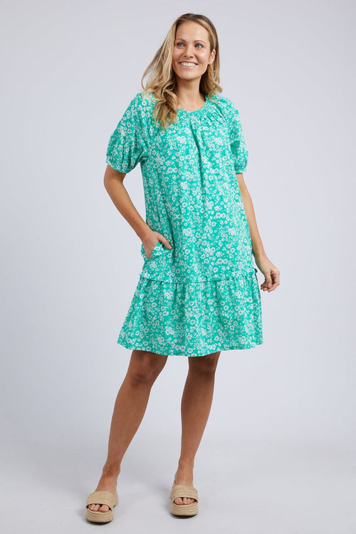 Bloom Emerald Floral Dress WW Dress Foxwood   