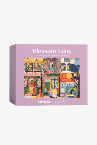 Blossom Lane Violet Puzzle 1000pce by Emma Peers